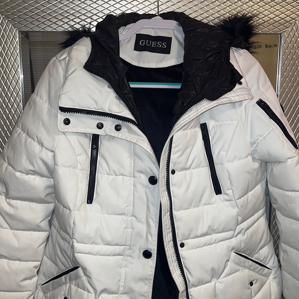 White winter coat